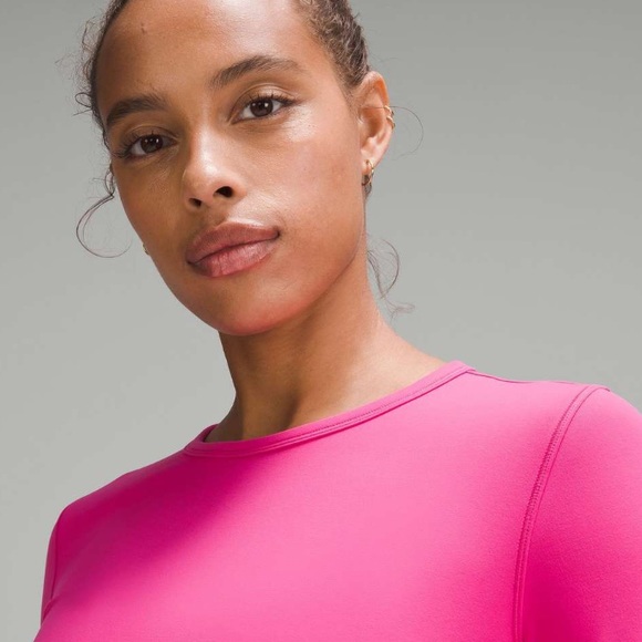 NWT Lululemon All It Takes Nulu Long-Sleeve Shirt Sonic Pink Size 4 - Picture 4 of 9